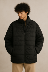 Puffer Full Jacket - Midnight Black